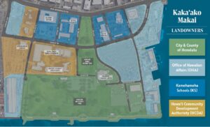 Kakaʻako Makai Landowwenerʻs Map