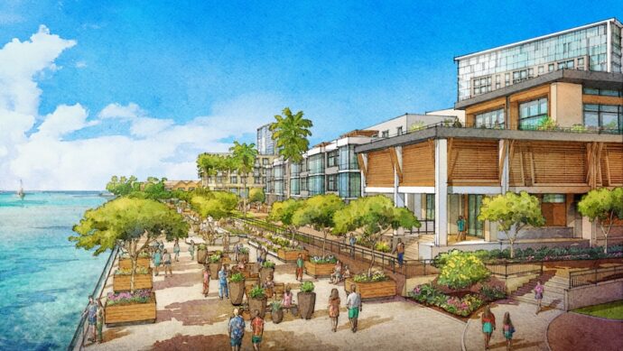 Conceptual Drawing - Waterfront Promenade