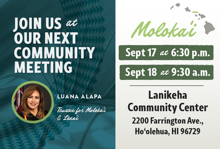 Join Us at Our Next Community Meeting - Sept 17 & 18