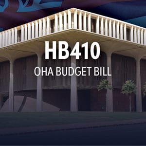 HB410: OHA Budget Bill